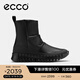 愛步（ECCO）靴子女 女士時尚潮流高幫休閑女靴 靈動218313 黑色21831351052 39