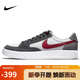 耐克NIKE男女休閑鞋SB ADVERSARY新年紅運動鞋CW7456-005灰/白紅41