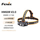 FENIX菲尼克斯頭燈 HM60R V2.0 夜釣燈強光遠射夜跑超輕越野跑應急燈 1600流明（標配4000mAh）