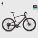 SPECIALIZED 閃電 SIRRUS X 5.0 碳纖維通勤輕量公路運動騎行城市休閑自行車 酒紅色/碳黑色 S