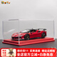 RWTW車(chē)模法拉利SF90汽車(chē)模型合金仿真收藏擺件玩具車(chē)送男友生日禮物 法拉利SF90XX-金屬紅+中國紅透明展示盒