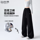 自由系美式衛褲女春秋季2025新款寬松顯瘦闊腿休閑褲束腳抽繩運動(dòng)褲子