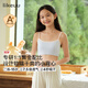 like uu啟蒙一階段女童內(nèi)衣初發(fā)育期抹胸少女文胸兒童內(nèi)衣吊帶小背心 【熱賣】短款1件裝-珍珠白 150 【可拆杯墊】適合60-90斤
