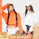 KAMA卡瑪戶外短款外套女夏秋季登山服新款防曬衣辣妹風棒球服潮流上衣 橙色（春秋款） S