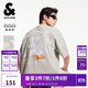 杰克·瓊斯（JACK&JONES） 純棉潮流百搭舒適復古字母羅紋圓領寬松男士短袖T恤男225101018