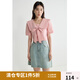 獨束大碼女裝簡(jiǎn)約高腰牛仔半身裙女日常通勤短裙2024夏季新款 淺牛仔藍 L (尺碼：2)