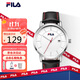 斐樂(lè )（FILA）手表男款針扣式皮革表帶男士休閑運動(dòng)石英學(xué)生手表 FLM38-793-002