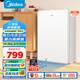美的（Midea）116升小冰箱復(fù)古單門(mén)雙溫冷藏冷凍冰吧立柜客廳辦公室租房宿舍美妝家用辦公小型迷你冰箱BCD-116M