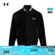 安德瑪（UNDERARMOUR）UA Sherpa男女情侶仿羊羔毛運動(dòng)休閑夾克外套1389370 黑色001 XL
