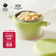 babycare兒童餐具寶寶注水保溫碗吸盤(pán)碗輔食碗防摔嬰幼兒恒溫碗拉文迪青