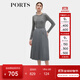 PORTS寶姿女裝秋冬新品半身裙LL9S008NWF013 灰色 L (8)
