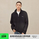 CHINISM AW23 CH美式復(fù)古半拉鏈高領(lǐng)毛衣男潮牌簡(jiǎn)約保暖打底針織衫上衣 黑色 M