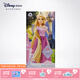 迪士尼（Disney）經(jīng)典公主艾莎安娜貝兒手辦女孩玩具洋娃娃玩偶兒童生日禮物 長發(fā)公主 17cm