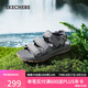 斯凱奇（Skechers）七夕禮物涼鞋男士夏季透氣運(yùn)動(dòng)涼拖鞋男鞋平底踩屎感沙灘鞋237586