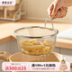 摩登主婦304不銹鋼漏勺家用廚房油炸煮面漏網(wǎng)籃過(guò)濾網(wǎng)篩火鍋濾網(wǎng) 細網(wǎng)油格-小號【濾網(wǎng)304不銹鋼】