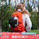 GREGORY格里高利 25年新品 男女戶(hù)外騎行可折疊頭盔支架 曜石黑