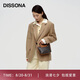 DISSONA迪桑娜折耳包女包幸運(yùn)錦囊老花單肩包手提包托特包 七夕禮物 小號(hào)