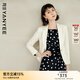 顏域簡(jiǎn)約氣質(zhì)西裝外套女2024新款早秋高級感職業(yè)裝通勤正裝小西服 杏色 M/38