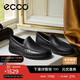 愛步（ECCO）樂福鞋男 軟底輕盈一腳蹬豆豆鞋 S 輕巧莫克540514 黑色40