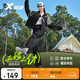 特步（XTEP）女子外套拼色風衣復古運動戶外寬松舒適百搭