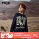馬騎頓（MQD）男大童秋季新品潮酷休閑字母跑步長(cháng)袖T恤
