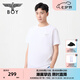 BOY LONDON【簡約印象】25新款春夏男女同款針織短袖潮流T恤N01254 白色 XS
