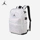 Jordan耐克AJ雙肩包 NIKE大學(xué)生電腦包大容量書(shū)包 白色/白色/黑色