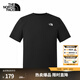 北面（The North Face）速干T恤男短袖休閑吸濕半袖透氣純色簡約春夏新款 黑色 L/175