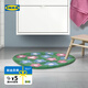宜家（IKEA）VATTENSKRUV瓦登斯庫浴室地墊防滑地墊家用 花卉圖案多色60x65cm