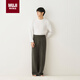 MUJI男式 發(fā)熱毛毛紗家居長(cháng)褲 秋季款新品 棕色 L-XL