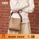森馬（Semir）水桶包復古單肩包通勤斜挎包手提包女包105524153017