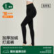 松山棉店加絨打底褲女秋冬外穿踩腳高腰顯瘦保暖褲防掉檔 黑色 1條 均碼