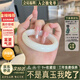 仟喜梵“桃花諾”高端和田玉羊脂白玉平替女款純色高冰種阿富汗白玉手鐲 “桃花落