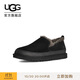 UGG秋季新款男士舒適輕便純色平底圓頭便鞋休閑鞋1174586BLK|黑色41