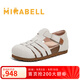 美麗寶 Mirabell涼鞋女士夏季沙灘透氣包頭勃肯鞋 灰色 37