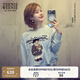 Teenie Weenie【趙露思同款】小熊女裝衛(wèi)衣25秋新款索羅娜大熊重工刺繡圓領(lǐng)上衣 中灰色 S