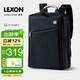 樂(lè )上（LEXON）電腦包15.6/16英寸雙肩包男士雙層書(shū)包商務(wù)旅行筆記本背包藍黑色