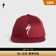 SPECIALIZED閃電 FLAT BRIM 耐用LOGO刺繡可調節棉質(zhì)騎行帽子平檐帽 石榴紅/樺木白 均碼