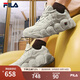 FILA 斐樂(lè)男鞋運(yùn)動(dòng)鞋面包可頌鞋復(fù)古時(shí)尚老爹鞋舒適輕便休閑鞋 燕麥色-OM 40