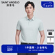 報喜鳥短袖POLO衫男裝夏季新款男士時尚休閑POLO衫潮流簡約百搭翻領(lǐng)上衣 碧藍(lán) L -48(175/96)