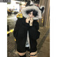 詩(shī)丹蕊棉服女款2025新款韓系超好看座山雕夾棉外套小個(gè)子棉衣冬季棉襖 黑色耳朵 均碼 【可備注碼數】