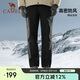 駱駝（CAMEL）戶(hù)外軟殼褲女防潑水束腳加絨保暖防風(fēng)戶(hù)外登山長(cháng)褲男 A13CA6J033