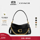 蔻馳（COACH）【明星同款】女士Chain TABBY 26號鏈帶單肩包斜挎包女包 B4/黑色