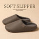 紅豆防臭棉拖鞋女秋季家居室內情侶居家用防滑保暖地板拖鞋秋冬女 棕色 42-43 適合40-41