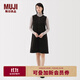 無(wú)印良品（MUJI）女式木棉混燈芯絨背帶裙女裝連衣裙裙子25年秋季BC2OBC5A 深棕色 L (165/88A)