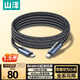 山澤雙Type-C數據線(xiàn)USB4全功能線(xiàn)PD240W充電線(xiàn)8K投屏適用蘋(píng)果17/16華為手機平板筆記本兼容雷電4傳輸