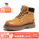 駱駝（CAMEL）復古厚底抓地經(jīng)典馬丁靴戶(hù)外工裝大黃靴男 G15W076039 沙漠黃 42