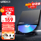 建興（LITEON）8倍速 外置光驅 DVD刻錄機 移動(dòng)光驅 外接光驅 黑色(兼容WindowsXP/7/8/10蘋(píng)果系統/eBAU108) 