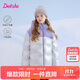 笛莎（DEESHA）童裝女童羽絨服2025秋冬款女孩亮面炫彩短款羽絨服保暖防寒