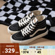 VANS范斯官方 SK8-Hi Tapered輕質(zhì)黑質(zhì)感穿搭男鞋女鞋帆布鞋 黑色 36.5